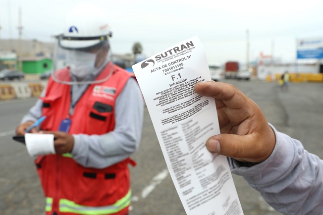 Transporte informal: SUTRAN impuso más de 1800 actas por infracciones en todo el país