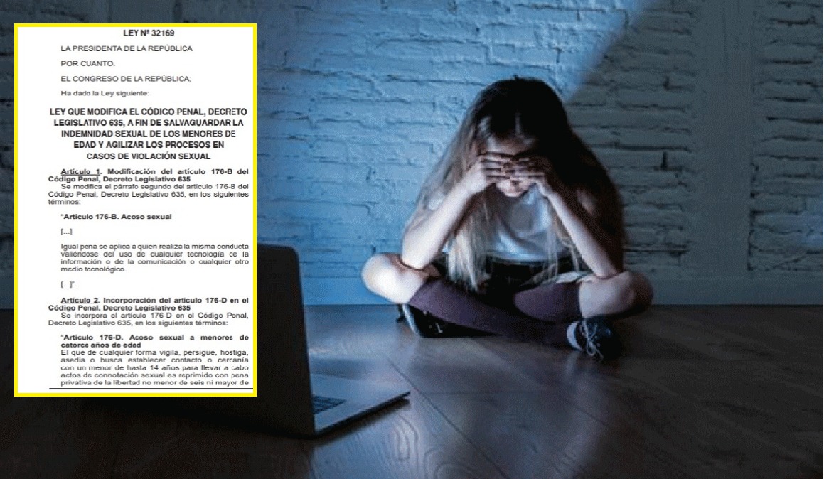 Se promulga Ley que penaliza acoso sexual contra menores de 14 años 