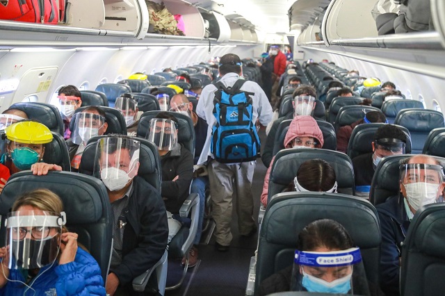 Pautas para evitar el contagio del Covid-19 en los vuelos nacionales