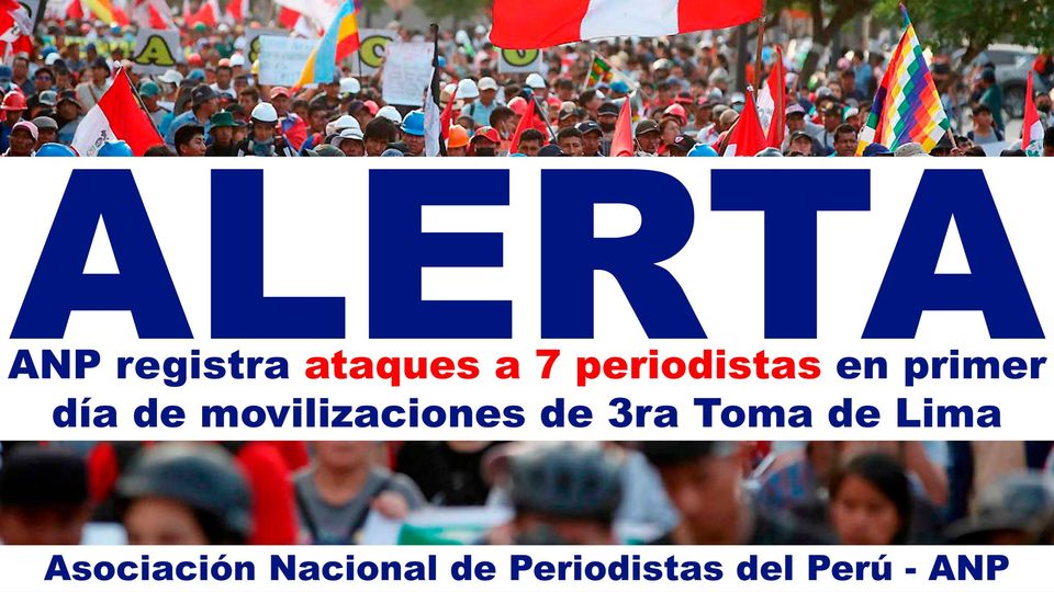 ANP registrÃ³ ataques a 7 periodistas en jornada de protestas del 19 de julio