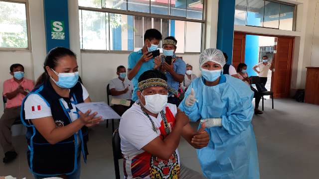 Minsa capacitó a líderes comunales de Alto Amazonas sobre la importancia de la vacuna contra la COVID-19