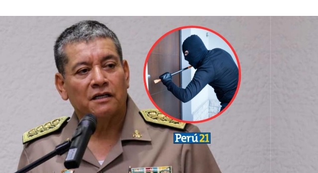 ¡Ya nadie está seguro! le robaron la casa a excomandante general de la PNP