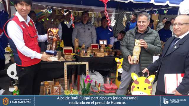MPCH promueve artesanía del penal de Huancas