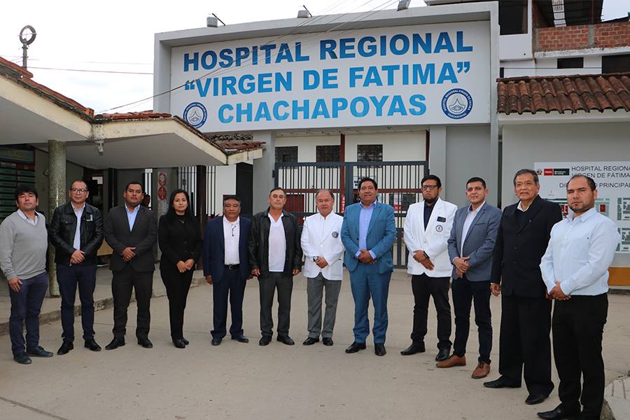 Gobernador Gilmer Horna garantiza 2 millones de soles para el Hospital Regional Virgen de Fátima de Chachapoyas
