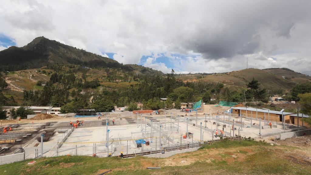 Cajamarca: construcción de infraestructura de contingencia del Hospital de Bambamarca avanza con celeridad