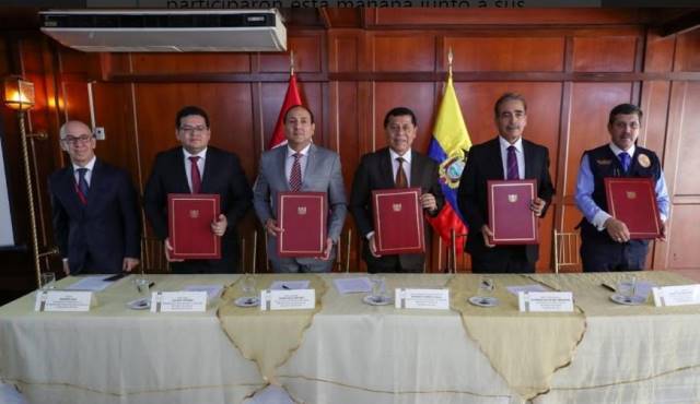 Perú y Ecuador acuerdan combatir acciones delictivas conjuntas