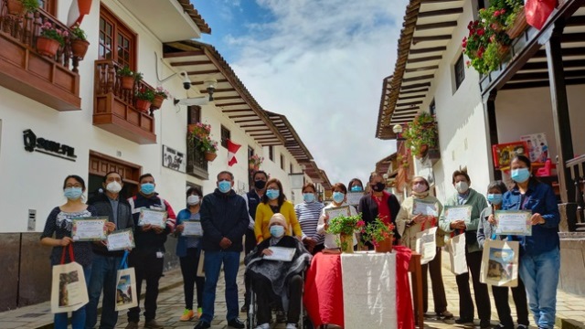 Reconocen aporte de los vecinos del Jr. Amazonas por embellecer la ciudad de Chachapoyas