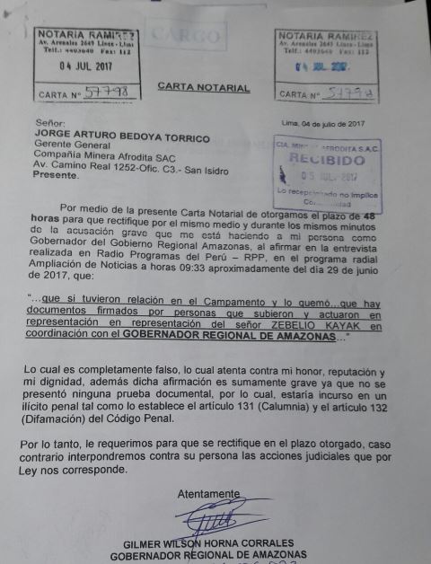 Image Of Modelo De Carta Notarial Por Injuria Carta 