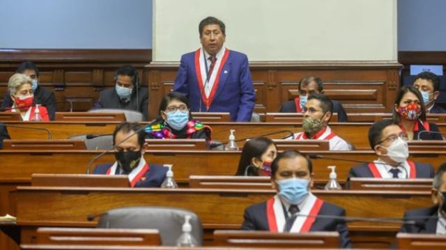 Partido Perú Libre invoca a su bancada a negar el voto de confianza a gabinete de Mirtha Vásquez