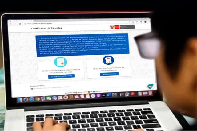 Minedu anuncia nuevo formato para certificado de estudios escolares