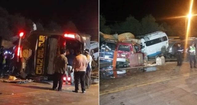 Sutran: hubo exceso de velocidad en accidente que dejÃ³ 17 muertos y mÃ¡s de 40 heridos en Arequipa