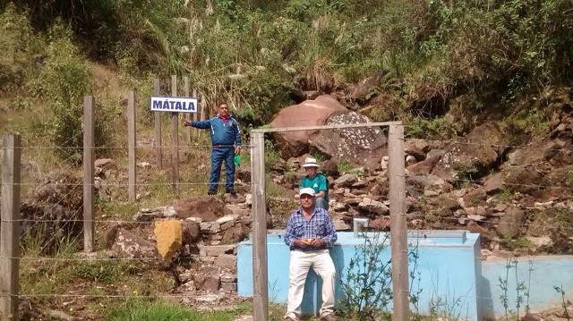 Comisión del Frente de Defensa de Chachapoyas inspecciona captación de agua