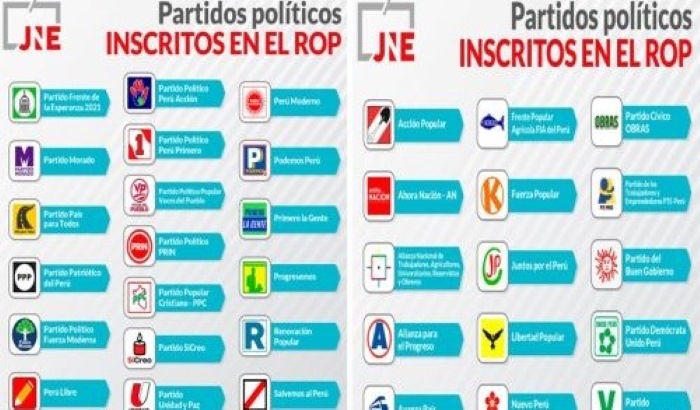 CANDIDATOS COMO CANCHA: JNE confirma que van 41 partidos inscritos para comicios del 2026