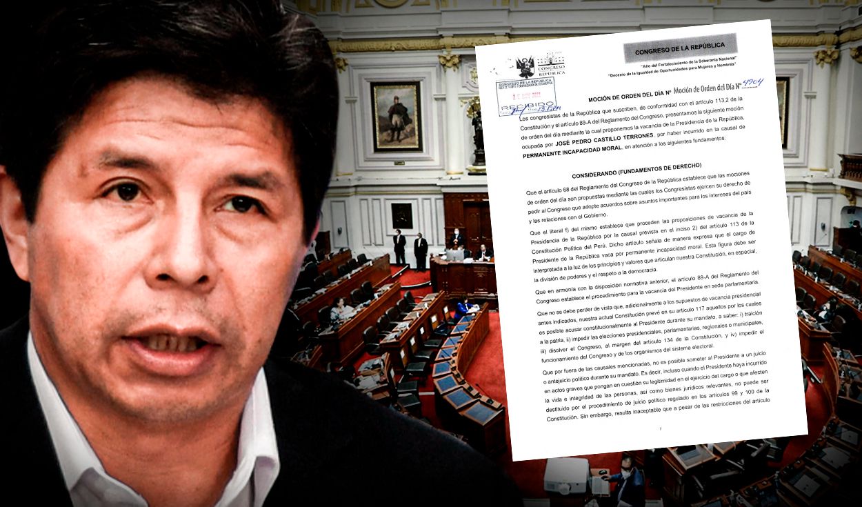 Edward Málaga presenta moción de vacancia contra Pedro Castillo por «incapacidad moral»