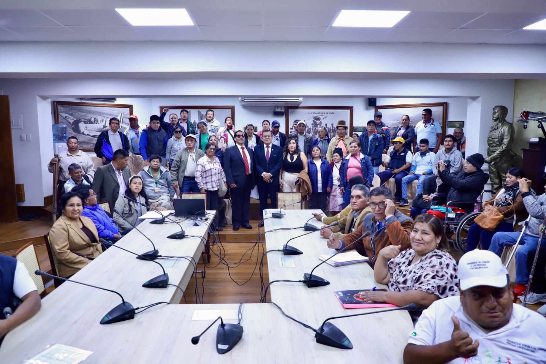 Presidente del Congreso anuncia acciones a favor de personas con discapacidad