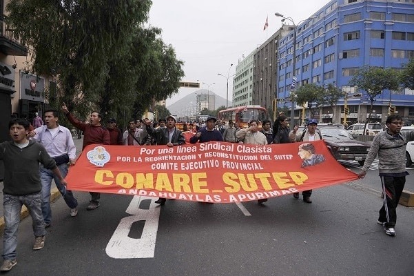 Sutep paralizaría las clases en abril: Fenatep del Movadef anuncia huelga para junio