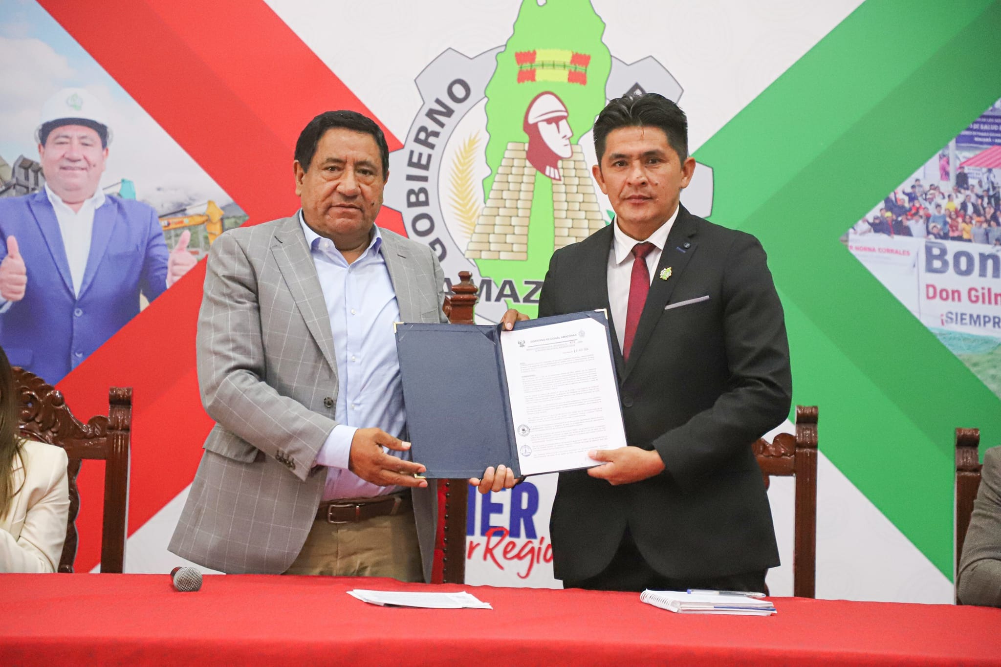 Chachapoyas: Gobernador Gilmer Horna presenta al cuarto gerente general del GOREA en lo que va de su gestiÃ³n