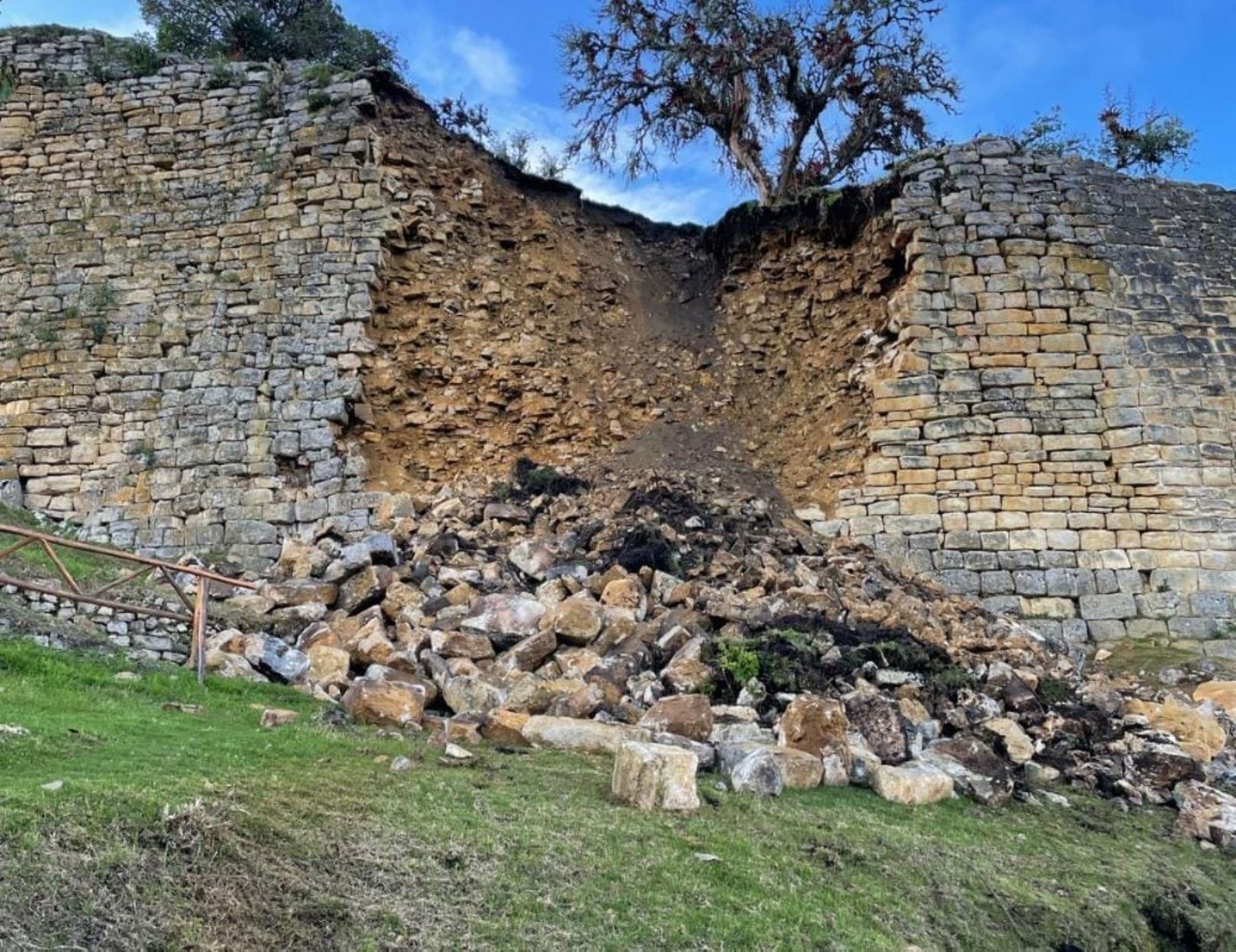 Kuélap: servidores y exservidores serían responsables del colapso parcial de muralla