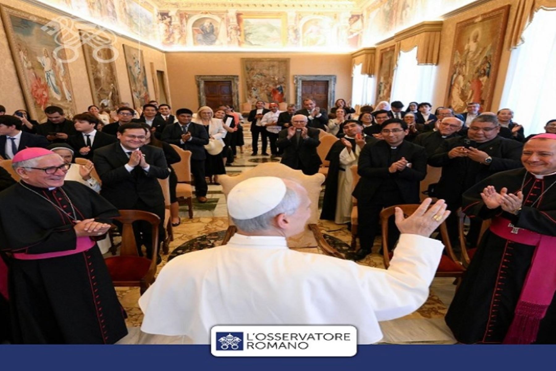 Papa León XIV se reunió con «su diócesis de Chiclayo», destaca medio del Vaticano