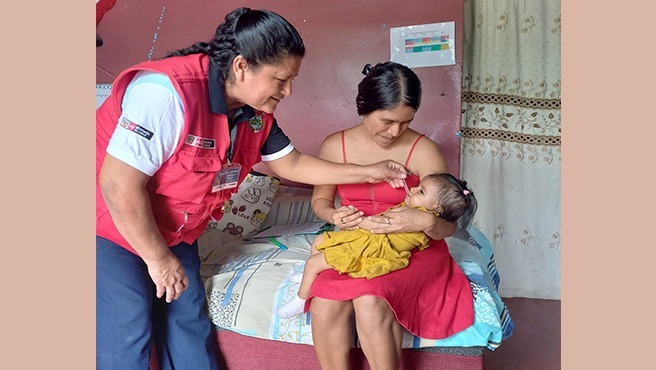 Amazonas: más de 5700 niñas y niños logran completar su esquema de suplementación preventiva y de tratamiento contra la anemia