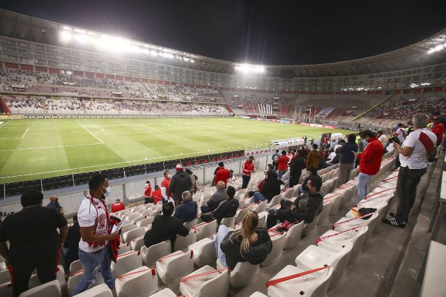Estadios en Lima y Callao tendrÃ¡n hasta 80 por ciento de aforo