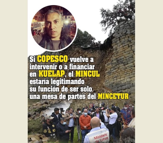 Manifestaciones del AntropÃ³logo Fernando GÃ³mez sobre KUÃ‰LAP