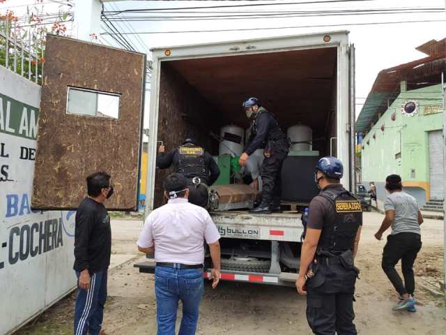 Llegó generador de oxigeno comprado por la municipalidad de Bagua
