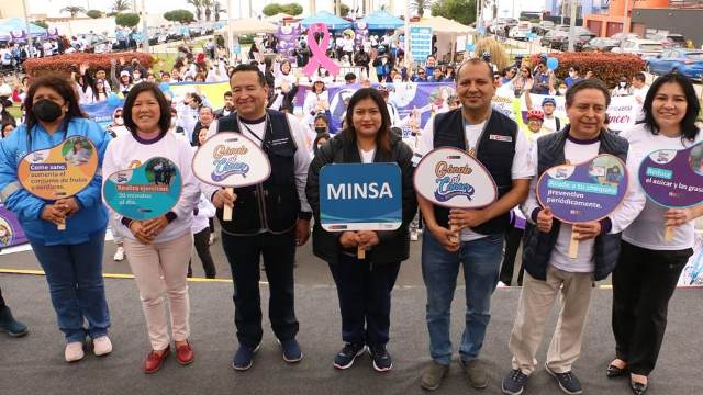 Semana Nacional de Lucha contra el CÃ¡ncer: Minsa recuerda a la poblaciÃ³n los hÃ¡bitos y conductas saludables para su prevenciÃ³n