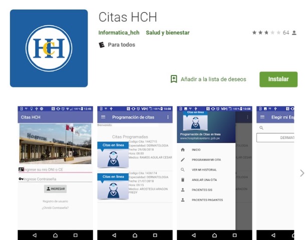 Hospital Cayetano Heredia lanza aplicativo móvil para obtener citas médicas de manera rápida y sencilla