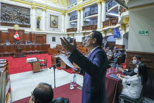 Congreso aprueba informe que recomienda inhabilitar a Vizcarra
