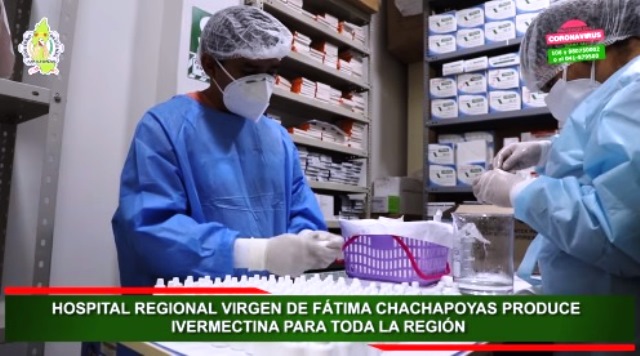Hospital de Chachapoyas prepara Ivermectina para tratamiento de pacientes con coronavirus