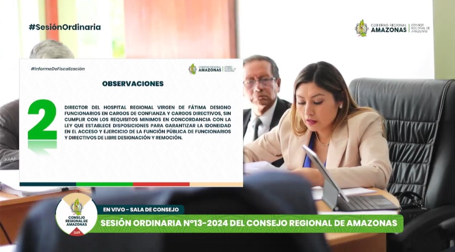 Chachapoyas: Hospital Virgen de Fátima: Comisión de Fiscalización Detecta Irregularidades en Contrataciones y Gestión