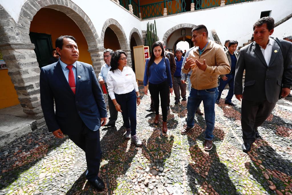 Ministra de Cultura anuncia mÃ¡s de 80 millones de soles para obras de mejoramiento del Centro HistÃ³rico de Huamanga y del Obelisco de Quinua