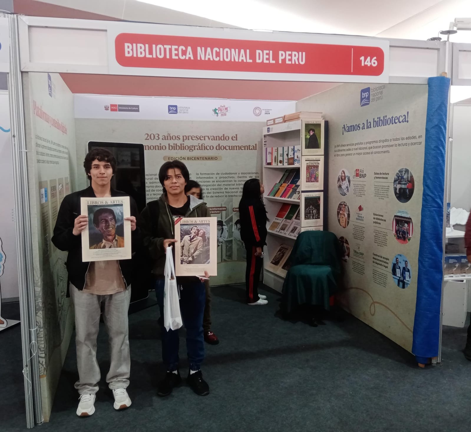 BNP participa en la 28° Feria Internacional del Libro de Lima (FIL LIMA 2024)