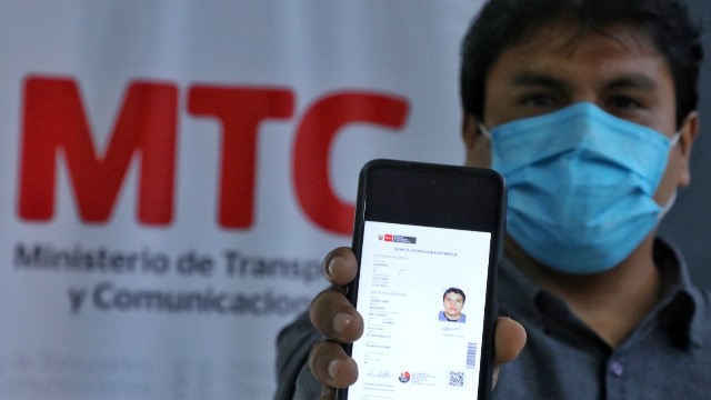 MTC entregó más de 68 mil licencias de conducir electrónicas durante la pandemia