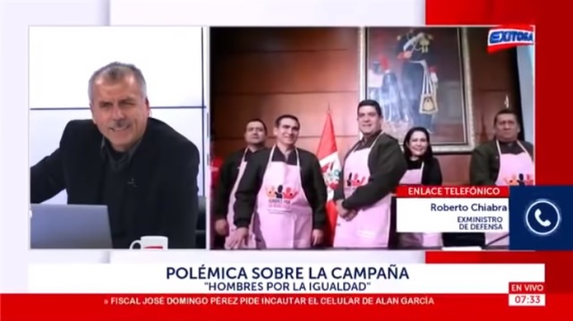 General EP Roberto Chiabra y el tema de los mandiles rosados, programa de NicolÃ¡s Lucar (video)