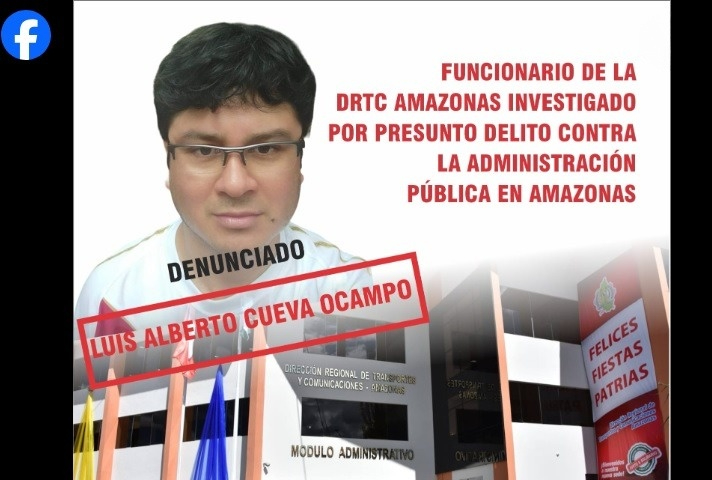 Administrador de la Dirección de Transportes de Amazonas Acusado de Peculado por Más de 5,283 Soles