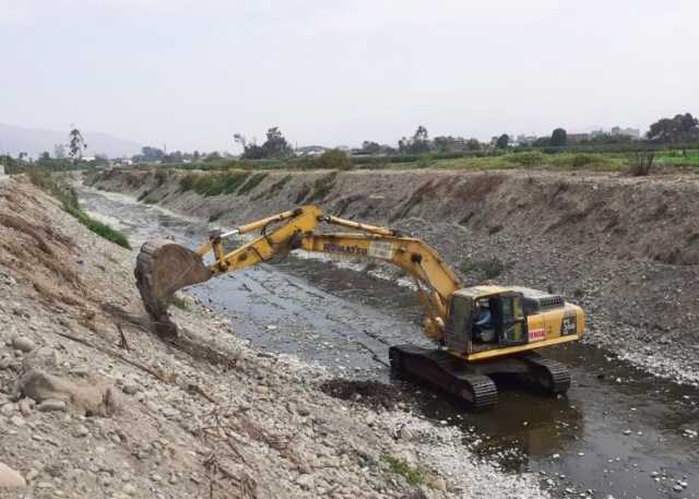 Ministerio de Vivienda culmina limpieza y descolmatación del río Lurín