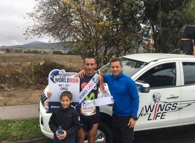 Manuelito Figueroa Salva logra triunfo en MaratÃ³n benÃ©fica en Chile