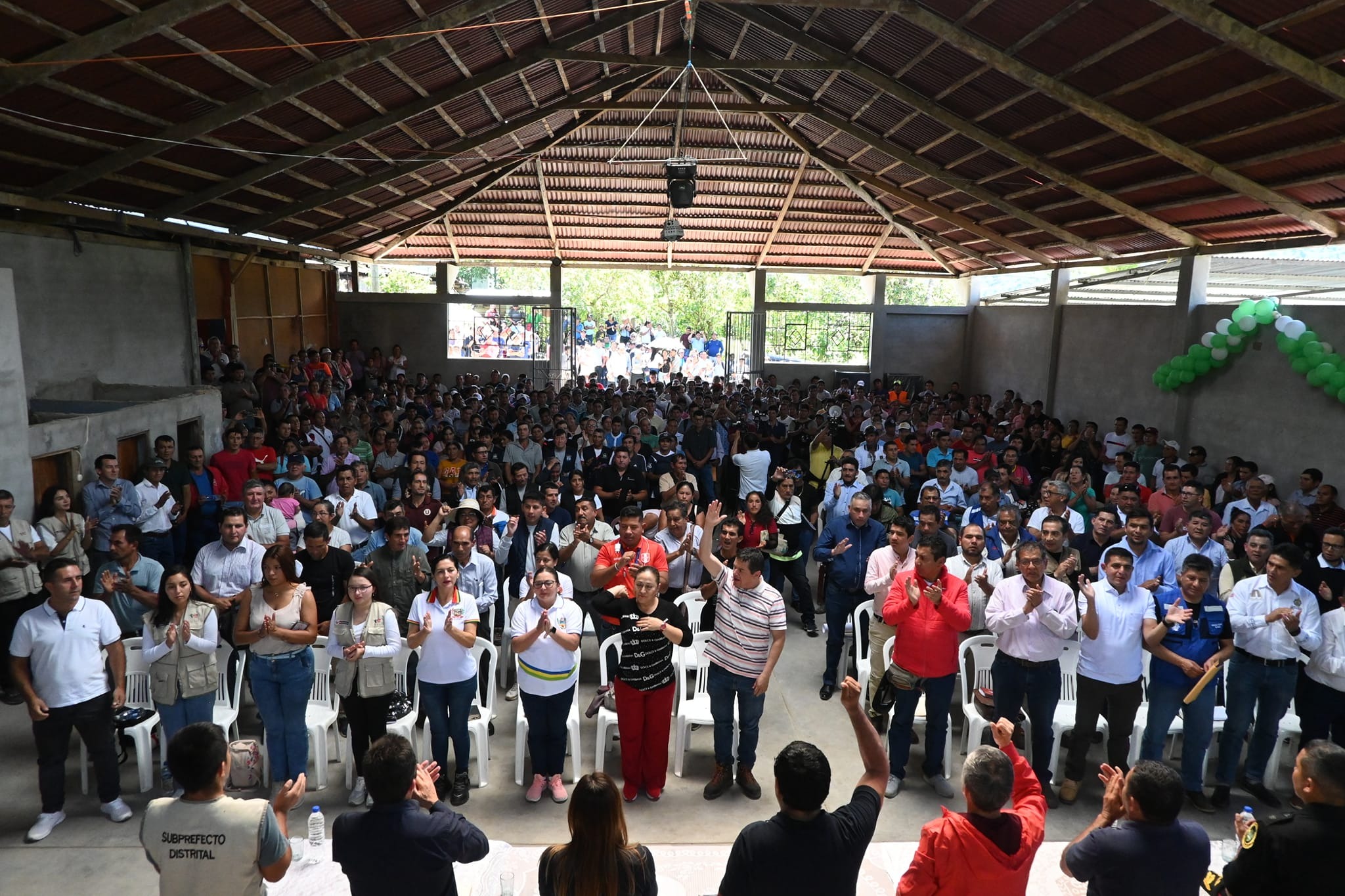 Gobernador Gilmer Horna reafirma Defensa Territorial y anuncia Proyectos para el Valle de Mashuyacu