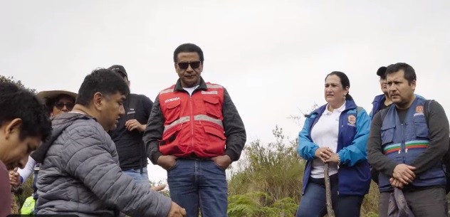 Autoridades realizan visita tÃ©cnica a la lÃ­nea de conducciÃ³n de Tilacancha y plantas de tratamiento