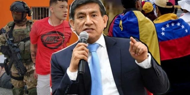 Ministro Morán a delincuentes venezolanos: Tienen solo dos caminos: irse del país o la cárcel 