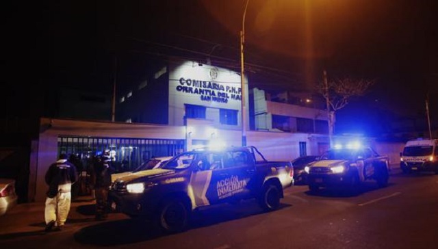 Policía fue asesinado a balazos por un intervenido en comisaría de Orrantia en San Isidro (VIDEO)