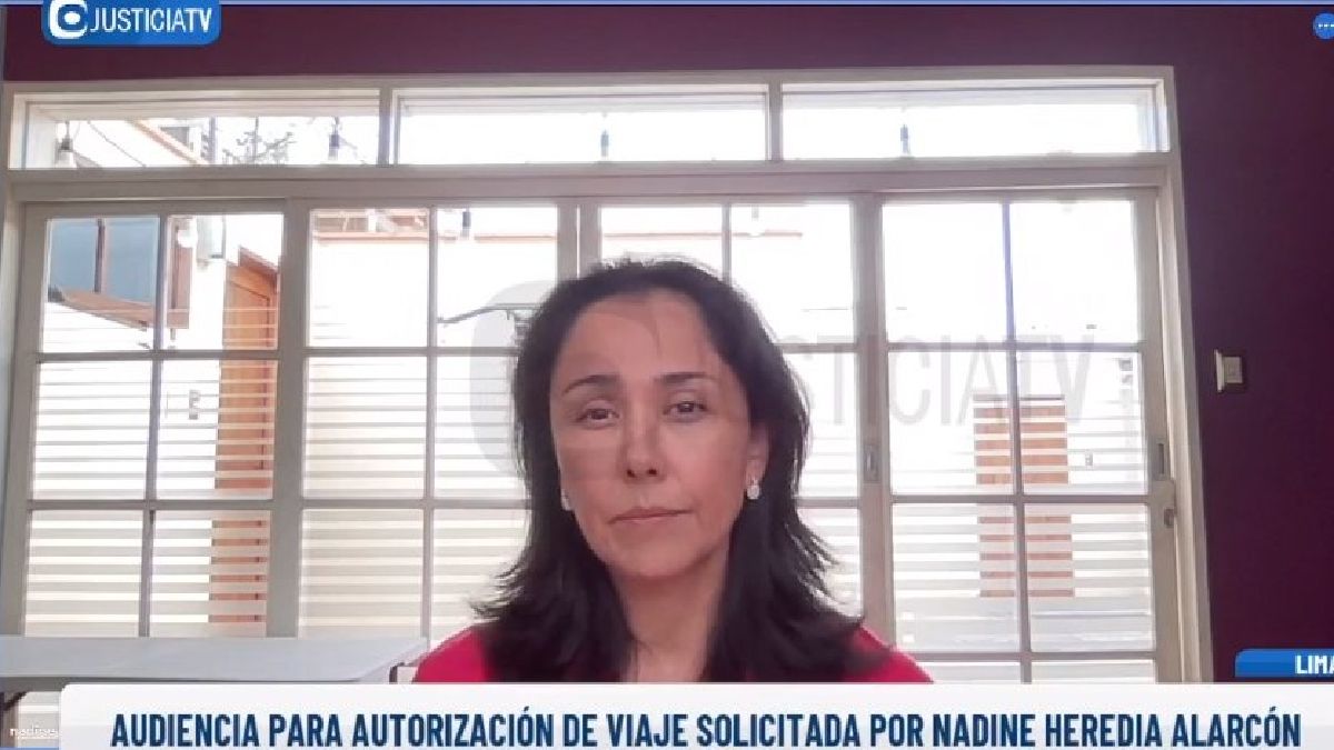 Nadine Heredia podrÃ¡ viajar a Colombia por temas mÃ©dicos tras autorizaciÃ³n del Poder Judicial