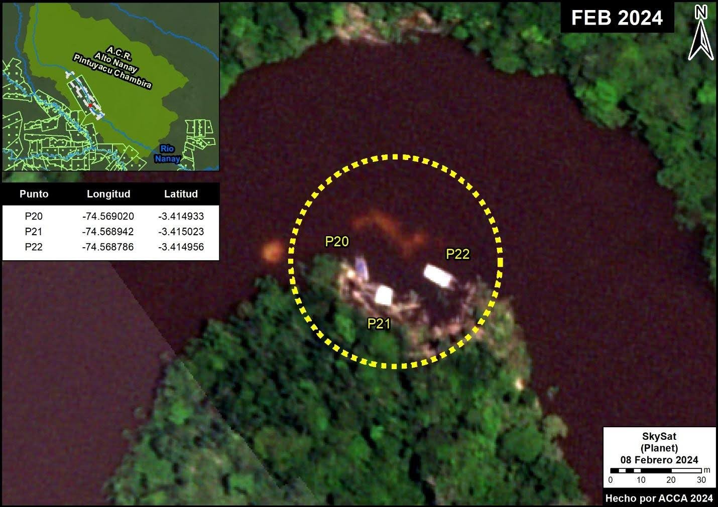 LORETO: detectan primeros casos de deforestación por minería ilegal en el río NANAY