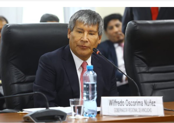 Poder Judicial ordena embargo de bienes de gobernador Wilfredo Oscorima