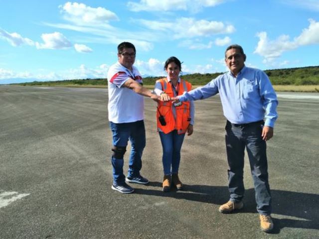 Cajamarca: iniciaron parchado de pista de aterrizaje de aeropuerto de Jaén