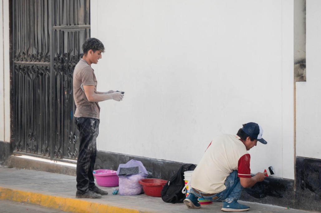 Municipalidad de Chachapoyas Inicia Pintado de Fachadas en el Centro Histórico