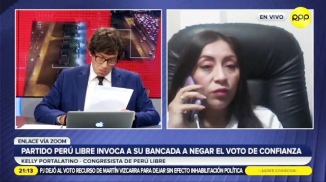 Kelly Portalatino: Disciplina de Perú Libre verá situación de Betssy Chávez y Dina Boluarte
