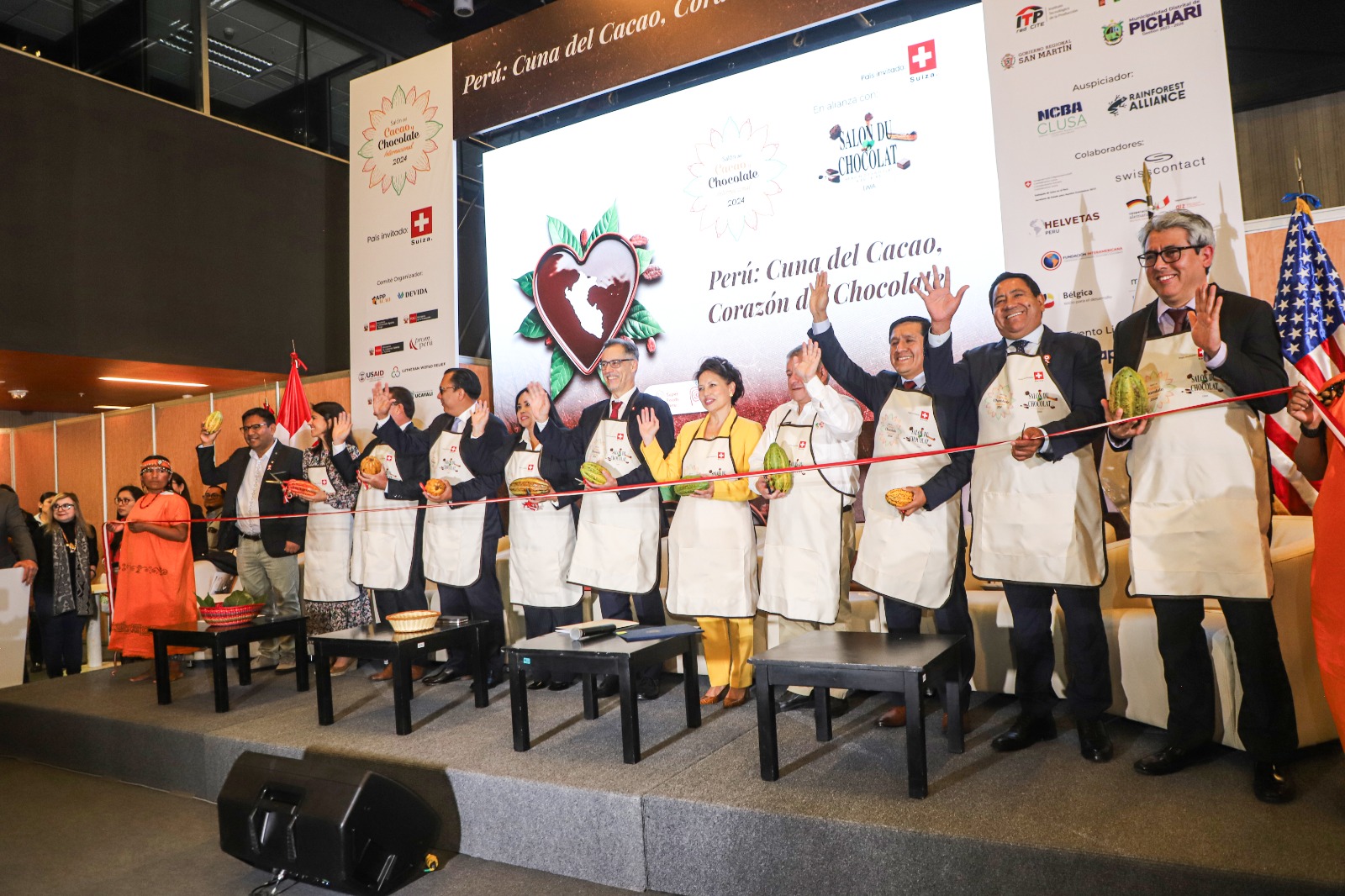 Amazonas Presente en la Inauguración del XV Salón del Cacao y Chocolate Internacional 2024